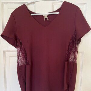 Dynamite Top with Side Patterned Cutouts